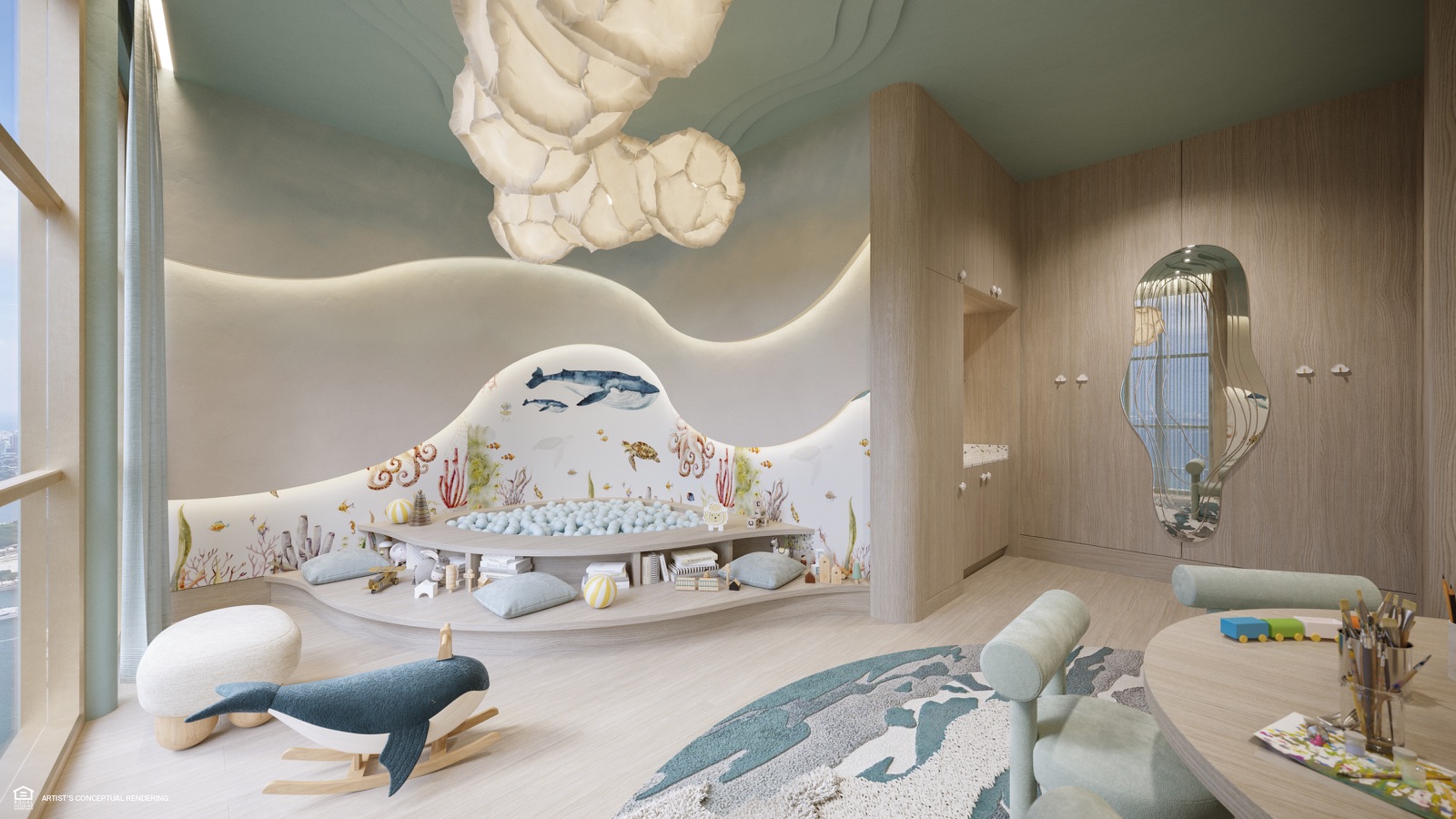 Children's entertainment room.